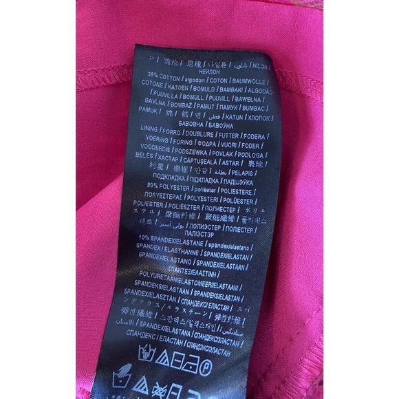 Guess Halter Top Lace Romper Size 4 Women’s Hot Pink - Picture 5 of 10